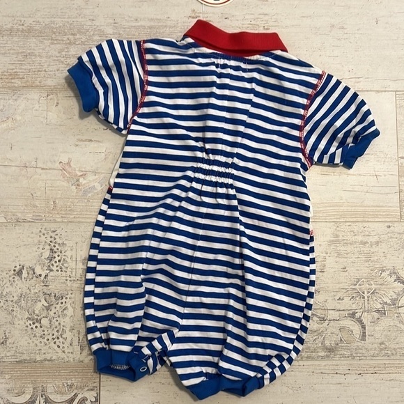 Jordache Baby Vintage Romper Sailboats NOS size 24M - Picture 2 of 7